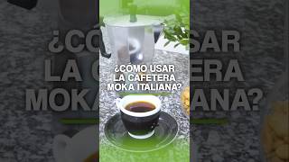 Cafetera moka italiana ☕️ Así se usa una de las cafeteras más populares del mundo 🌎 ✨ [upl. by Schroder853]