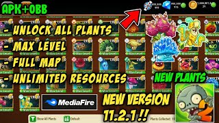 Plants VS Zombies 2 mod apk 1121 Unlock All Plants Max Level Full Map Unlimited Resourc PVZ 2 HACK [upl. by Anayad]