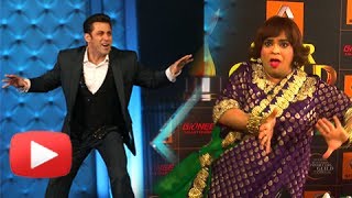 Kiku Sharda aka Palak Teaches Break Dance To Salman Khan  Star Guild Awards 2014 [upl. by Toddie646]