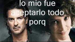 Karaoke Fuiste tú Ricardo Arjona y Gaby Moreno [upl. by Odragde991]