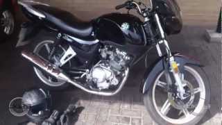 AJS Eco 125cc bike review  UK123 Channel [upl. by Teleya]