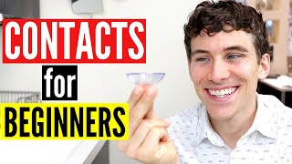 Contact Lenses for Beginners  How to Put in Contacts [upl. by Greenes]