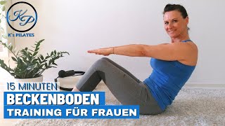 Beckenbodentraining für Frauen  15 Minuten Workout  Übungen für einen starken Beckenboden [upl. by Annayt]