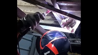 Aluminum utility trailer rewire and tig weld repair [upl. by Emmalynn492]