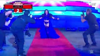 Melina Returns To WWE  WWE Royal Rumble 2022 [upl. by Abih]