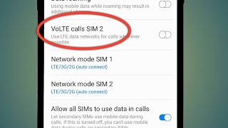 Samsung Me Volte Kaise Laye  Volte Setting Samsung [upl. by Ellehcram]