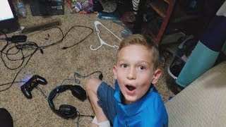 My Sons Reaction To One Of My Subscribers Donating Him 40 For The Battle Pass AND Skins [upl. by Aicinat]