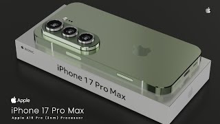 iPhone 17 Pro Max 5G Exclusive first look  A19 Pro2nm Crazy New UpgradesiPhone 17 Pro Max [upl. by Yumuk]