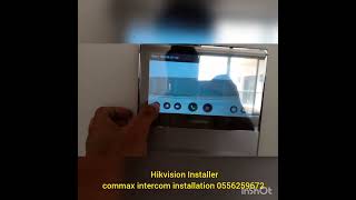 Commax Intercom Installation [upl. by Aihsakal]