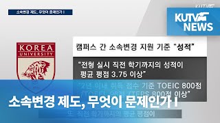 KUTV NEWS 소속변경 제도 무엇이 문제인가 I [upl. by Germin]