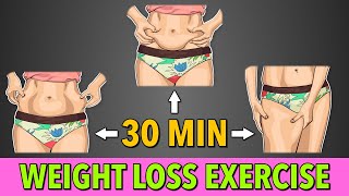 30Minute Weight Loss Exercises at Home  burn calories and shed pounds [upl. by Rodrigo]