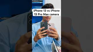 iPhone 13 vs iPhone 13 Pro Max camera test iphonecamera shorts youtubeshorts [upl. by Arol]