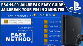 PS4 1100 Jailbreak Easy Guide  Jailbreak in 3 Minutes [upl. by Annavoeg137]