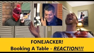 American Reacts  FONEJACKER  Booking A Table  REACTION [upl. by Corell]