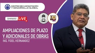 AMPLIACIONES DE PLAZO Y ADICIONALES DE OBRAS [upl. by Tlevesor]