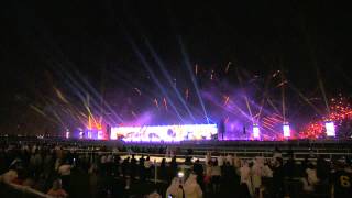 31032012 Meydan Dubai UAE Dubai World Cup 2012 CelebrationDance and Fireworks HD720p [upl. by Niai640]