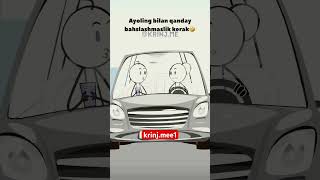 Ayoling bilan qanday bahislashmaslik kerak🤣😂 krinj yumor animation animatedcartoon memes [upl. by Urina349]