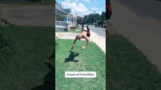 4 types of front flips [upl. by Maddi]