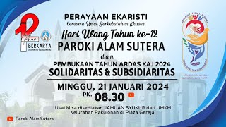 Misa Hari Minggu Biasa III Minggu 21 Januari 2024 Pk 0830 [upl. by Atteuqal733]