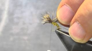 DHE 20 Deer Hair Emerger 20  tied by Hans Weilenmann [upl. by Lirbij]