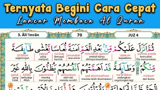 BELAJAR NGAJI QURAN Cara Mudah Cepat Lancar Membaca Al Quran QS Ali Imran 154157 [upl. by Isidro]