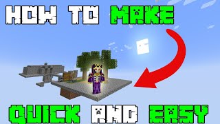 GUIDE  How to make a Skyblock World in JAVA Minecraft 120 NO mods NO downloads QUICK and EASY [upl. by Ylatan905]