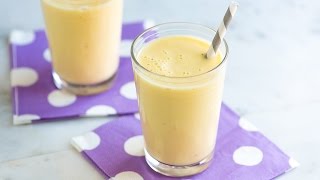 Easy 5 Minute Banana Smoothie Recipe [upl. by Anircam]