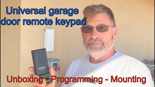 Garage Remote Keypad Install [upl. by Ahiel]