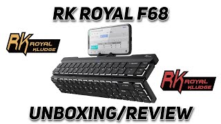 RK Royal Kludge F68 Unboxingreview [upl. by Ahseret]