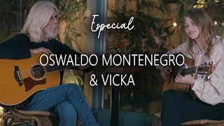 Especial quotOswaldo Montenegro amp Vickaquot Vencedora do Projeto JuntoComMontenegro NOVO ÁLBUM COMPLETO [upl. by Aneerhs]