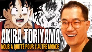 😰 AKIRA TORIYAMA NOUS A QUITTÉ À SEULEMENT 68ans je suis choqué 😱 [upl. by Nnylyram]