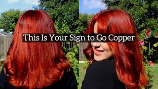 How to Dye Your Hair Copper At Home THIS IS YOUR SIGN TO GO COPPER [upl. by Ahsil885]