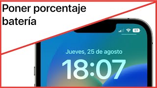 ¿Cómo poner el porcentaje de batería en iPhone🔋 ¡Ahora disponible para todos los iPhone ⚠️ [upl. by Zelig742]