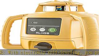 Topcon RLH5B Self Leveling Horizontal Rotary Laser with Bonus EDEN Field Book IP66 Rating Drop D [upl. by Freya]