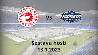 Winter Hockey games 2023  Tehelné pole Bratislava  TřinecKometa  sestava hostí [upl. by Daj]