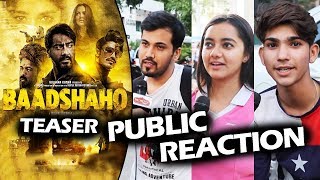 BAADSHAHO Teaser  Public Reaction  Ajay Devgn Emraan Hashmi [upl. by Bum]