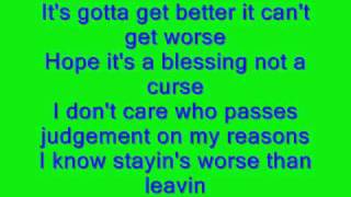 Stayings Worse Than Leaving Sunny Sweeney Lyrics [upl. by Lakym]