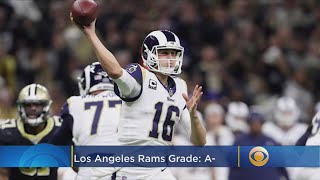 NFL Championships Team Grades Rams Pats Advance To Super Bowl LIII [upl. by Asatan659]