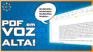 🗣️ Ler PDF em VOZ ALTA no PC  Foxit Reader [upl. by Yevol]