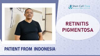 Patient with Retinitis Pigmentosa shares his experience at SCCI RP treatment stem cell therapy [upl. by Nevah]