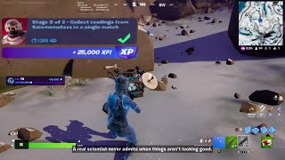 Receive Next Objective in Logjam Woodworks Collect Readings from Seismometers  Fortnite [upl. by Buck539]