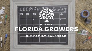 DIY Family Calendar [upl. by Naugal]