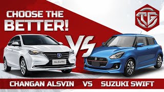 Alsvin Vs Swift  Same Price  Sedan ya Hatchback  The Garage Review [upl. by Oiluj]