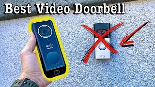 BEST Video Doorbell 2024 with No Subscription Required Eufy Dual Camera Doorbell Installation Memory [upl. by Anelaj]