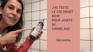 Jai testé dans ma douche le colorant noir pour joints de carrelage [upl. by Guilbert]