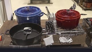 Enamel Cast Iron vs InductionReady Cast Aluminum Cookware [upl. by Aiset]