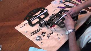 ALIGN TREX 700E V2 FRAME ASSEMBLY PART 1m4v [upl. by Japheth954]