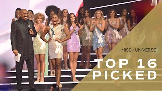 The 70TH MISS UNIVERSE Top 16 Picked  Miss Universe [upl. by Fulmis]