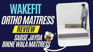 Wakefit Orthopedic Memory Foam Mattress Review  Wakefit King size Mattress  Wakefit Vs Sleepyhead [upl. by Ettellocin385]