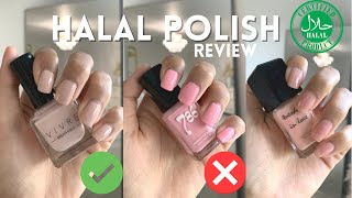 Halal Nail Polish Comparison Review amp Demo  BEST AND WORST  Simplyjaserah SimplyJaserah [upl. by Nicholas]